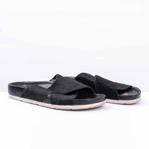 Sam Edelman Adora Calf Hair Slide Sandal - Picture 1 of 4